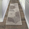 Nourison Graphic Illusions Grey Runner 23 X 80 Area Rug  805-98380 Thumb 3