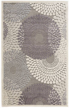 Nourison Graphic Illusions Grey 3'6" X 5'6" Area Rug  805-98381