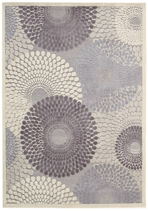 Nourison Graphic Illusions Grey 53 X 75 Area Rug 805-98383 Image 0