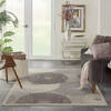 Nourison Graphic Illusions Grey 53 X 75 Area Rug 805-98383 Thumb 3
