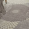 Nourison Graphic Illusions Grey 79 X 1010 Area Rug 805-98386 Thumb 4