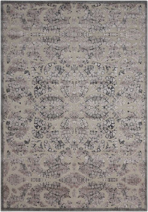 Nourison GRAPHIC ILLUSIONS Grey 79 X 1010 Area Rug 99446131218 805-98422 Image 0