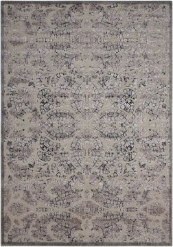 Nourison GRAPHIC ILLUSIONS Grey Rectangle 8x11 ft acrylic Carpet 98422