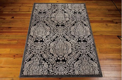 Nourison GRAPHIC ILLUSIONS Black 53 X 75 Area Rug 99446221667 805-98451 Image 2