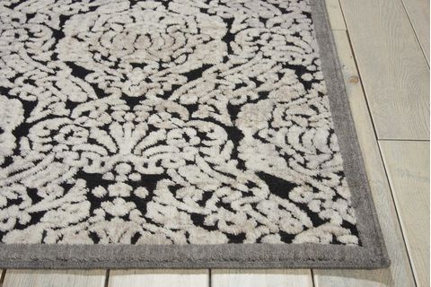 Nourison GRAPHIC ILLUSIONS Black 53 X 75 Area Rug 99446221667 805-98451 Image 4