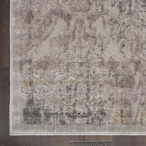 Nourison Graphic Illusions Grey 53 X 75 Area Rug 805-98463 Image 1