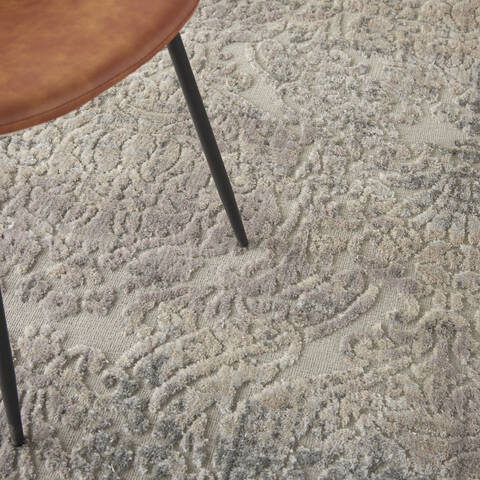 Nourison Graphic Illusions Grey 53 X 75 Area Rug 805-98463 Image 4