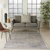 Nourison Graphic Illusions Grey 53 X 75 Area Rug  805-98463 Thumb 3