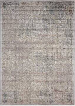 Nourison Graphic Illusions Grey 6'7" X 9'6" Area Rug  805-98465