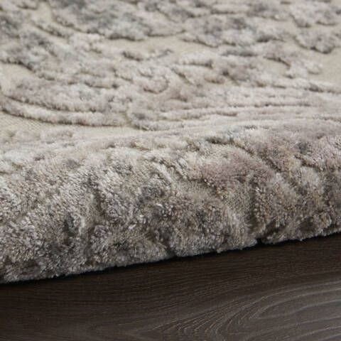 Nourison Graphic Illusions Grey 79 X 1010 Area Rug 805-98466 Image 2