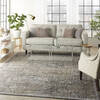 Nourison Graphic Illusions Grey 79 X 1010 Area Rug 805-98466 Thumb 5