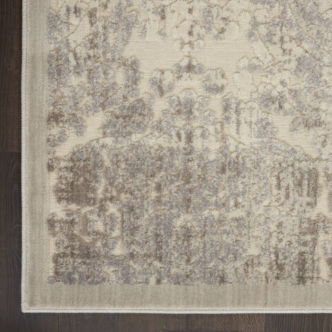 Nourison Graphic Illusions Beige 36 X 56 Area Rug 805-98471 Image 1
