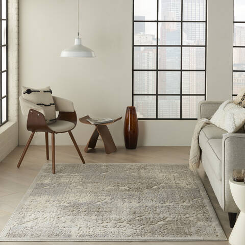 Nourison Graphic Illusions Beige 36 X 56 Area Rug 805-98471 Image 3