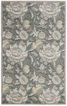 Nourison GRAPHIC ILLUSIONS Grey 3'6" X 5'6" Area Rug 99446131676 805-98499