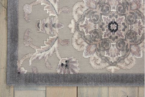 Nourison GRAPHIC ILLUSIONS Grey 53 X 75 Area Rug 99446130839 805-98515 Image 3