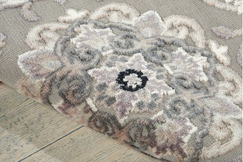 Nourison GRAPHIC ILLUSIONS Grey 53 X 75 Area Rug 99446130839 805-98515 Image 5