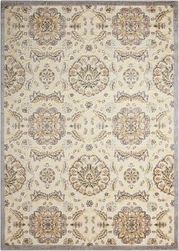 Nourison GRAPHIC ILLUSIONS Beige Rectangle 5x7 ft acrylic Carpet 98520