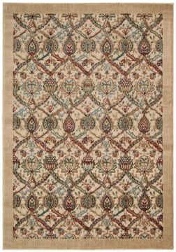 Nourison GRAPHIC ILLUSIONS Yellow 5'3" X 7'5" Area Rug 99446130891 805-98550