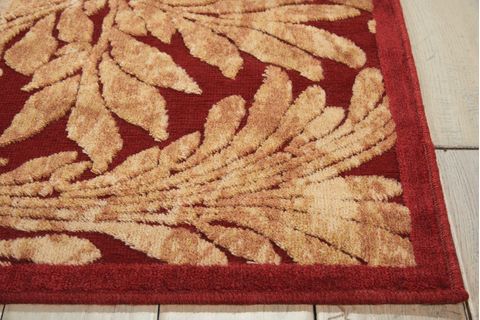 Nourison GRAPHIC ILLUSIONS Red Runner 23 X 80 Area Rug 99446221339 805-98583 Image 4