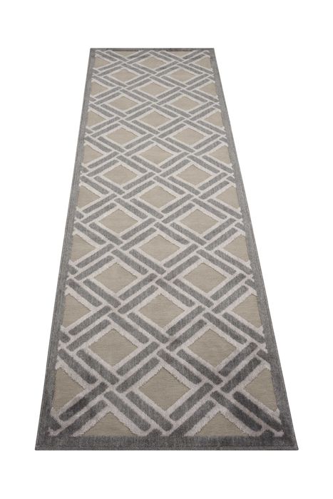 Nourison GRAPHIC ILLUSIONS Grey Runner 23 X 80 Area Rug 99446160584 805-98593 Image 2
