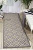 Nourison GRAPHIC ILLUSIONS Grey Runner 23 X 80 Area Rug 99446160584 805-98593 Thumb 1