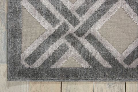 Nourison GRAPHIC ILLUSIONS Grey 36 X 56 Area Rug 99446160607 805-98594 Image 3