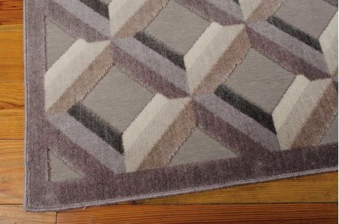 Nourison GRAPHIC ILLUSIONS Grey 53 X 75 Area Rug 99446160744 805-98605 Image 3