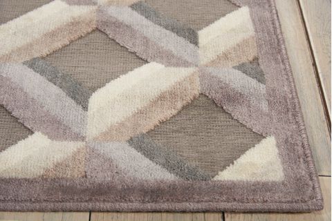 Nourison GRAPHIC ILLUSIONS Grey 53 X 75 Area Rug 99446160744 805-98605 Image 4