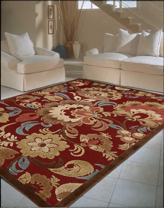 Nourison GRAPHIC ILLUSIONS Red 36 X 56 Area Rug 99446220165 805-98608 Image 1