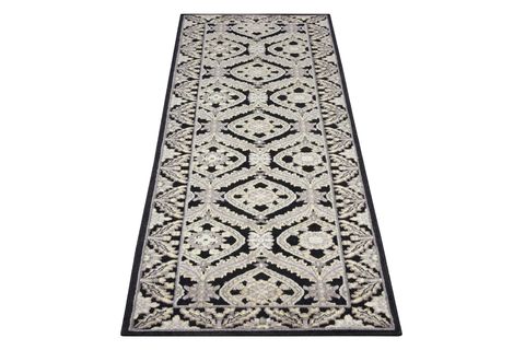 Nourison GRAPHIC ILLUSIONS Black Runner 23 X 80 Area Rug 99446221858 805-98612 Image 2