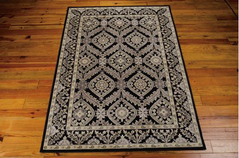 Nourison GRAPHIC ILLUSIONS Black 53 X 75 Area Rug 99446221803 805-98614 Image 2