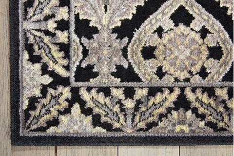 Nourison GRAPHIC ILLUSIONS Black 53 X 75 Area Rug 99446221803 805-98614 Image 3
