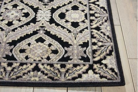 Nourison GRAPHIC ILLUSIONS Black 53 X 75 Area Rug 99446221803 805-98614 Image 4