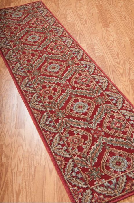 Nourison GRAPHIC ILLUSIONS Red Runner 23 X 80 Area Rug 99446145574 805-98617 Image 1