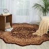 Nourison HERITAGE HALL Brown Star 60 X 60 Area Rug 99446582188 805-98659 Thumb 1