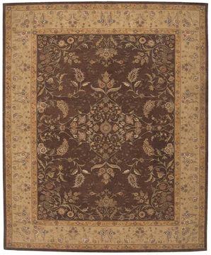 Nourison HERITAGE HALL Brown 7'9" X 9'9" Area Rug 99446039033 805-98660