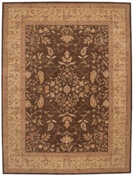 Nourison Heritage Hall Brown 8'6" X 11'6" Area Rug  805-98662