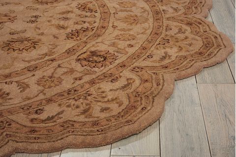 Nourison HERITAGE HALL Beige Star 60 X 60 Area Rug 99446582454 805-98670 Image 2