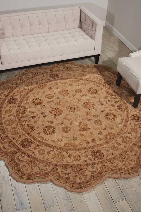 Nourison Heritage Hall Beige Star 80 X 80 Area Rug 805-98672 Image 3
