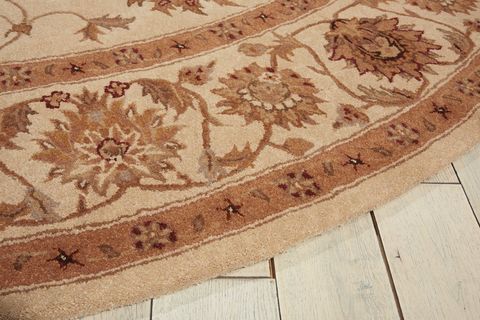 Nourison HERITAGE HALL Beige Round 90 X 90 Area Rug 99446255297 805-98674 Image 2