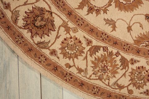 Nourison HERITAGE HALL Beige Round 90 X 90 Area Rug 99446255297 805-98674 Image 3