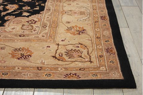 Nourison HERITAGE HALL Black 26 X 42 Area Rug 99446718525 805-98678 Image 2