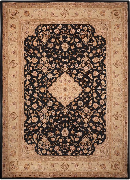 Nourison HERITAGE HALL Black 56 X 86 Area Rug 99446252968 805-98681 Image 0