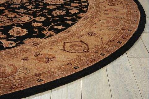 Nourison HERITAGE HALL Black Star 60 X 60 Area Rug 99446582638 805-98682 Image 2