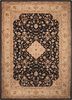 Nourison HERITAGE HALL Black 79 X 99 Area Rug 99446253149 805-98683 Thumb 0