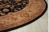 Nourison HERITAGE HALL Black Round 90 X 90 Area Rug 99446255389 805-98686 Thumb 2