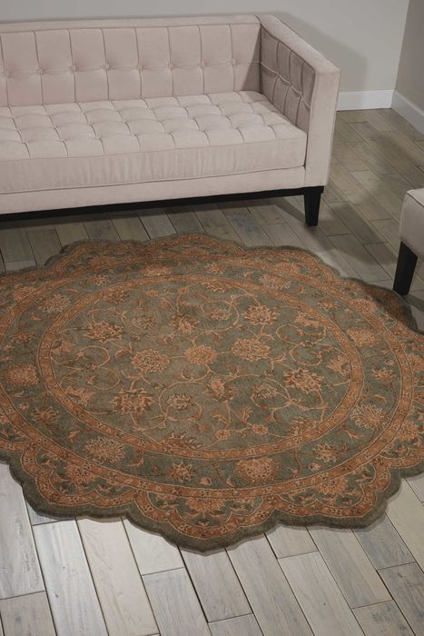 Nourison HERITAGE HALL Blue Star 60 X 60 Area Rug 99446814296 805-98693 Image 1