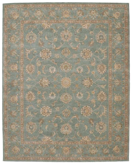 Nourison HERITAGE HALL Blue 79 X 99 Area Rug 99446814029 805-98694 Image 0