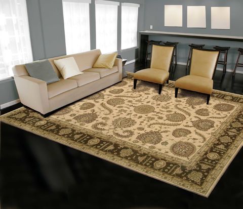 Nourison HERITAGE HALL Beige 56 X 86 Area Rug 99446521248 805-98704 Image 1