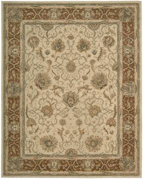 Nourison Heritage Hall Beige 5'6" X 8'6" Area Rug  805-98727